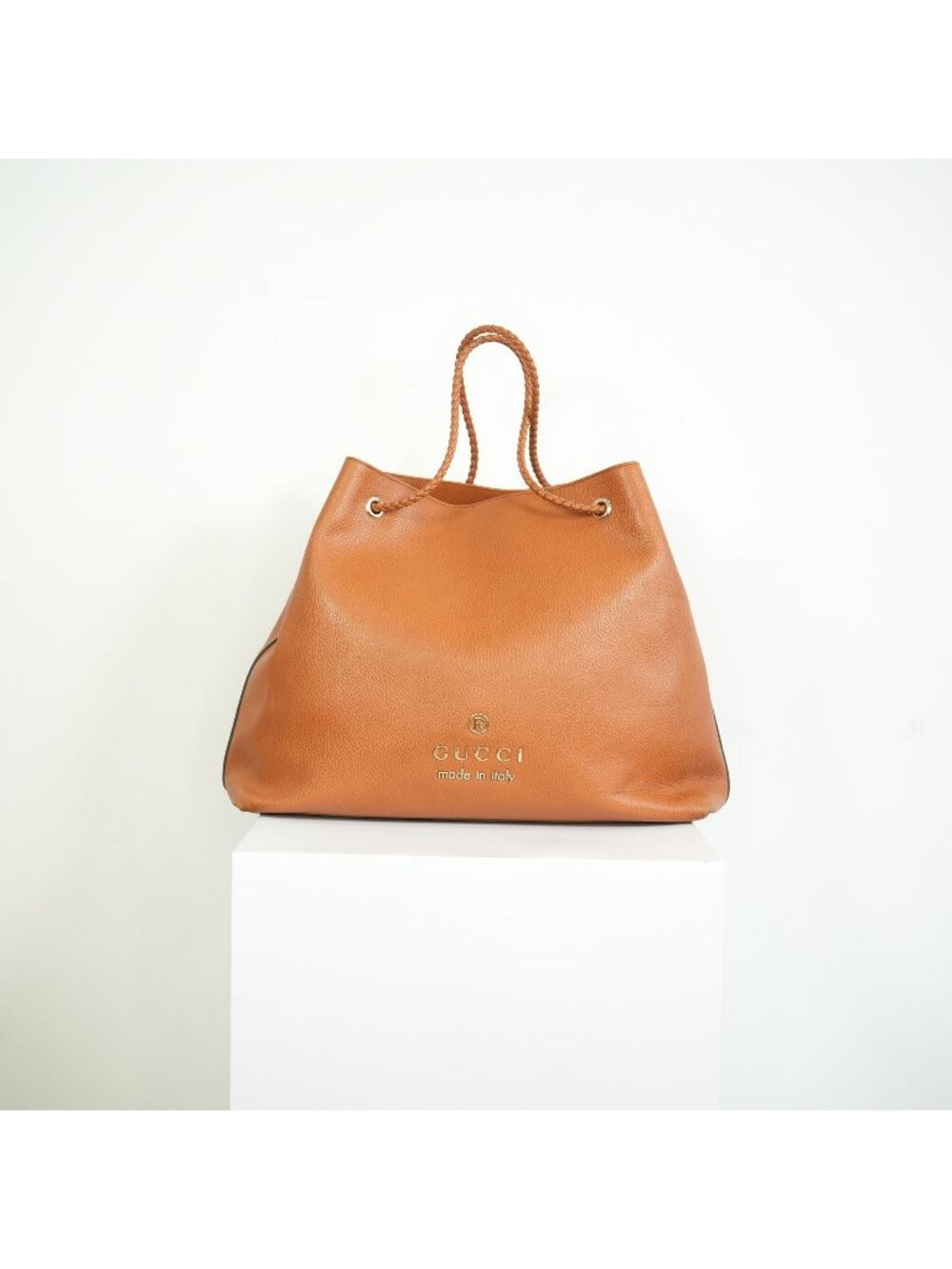 Gucci Grifford Large Tote Bag in Camel Brown W/Dust Bag